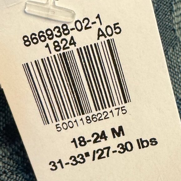 OLD NAVY sundress with shoulder straps, Size 18-24 mo, Blue/pink floral, NWT - Picture 4 of 6